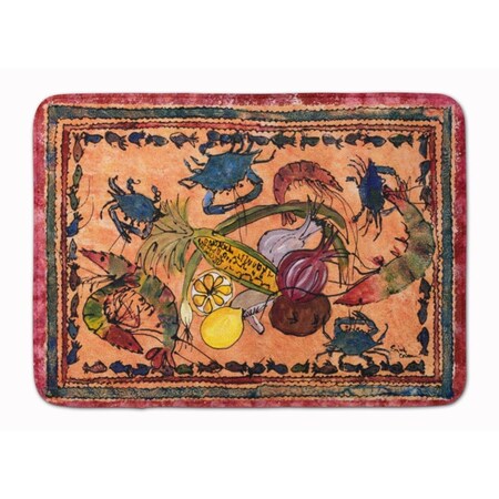 Carolines Treasures Crab Machine Washable Memory Foam Mat 8067-RUG
